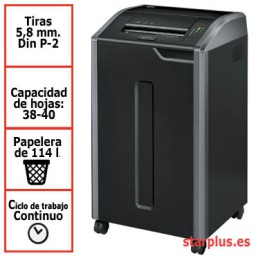 Destructora Fellowes 425i para uso departamental