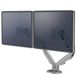 Brazo para monitor doble EPPA  Plateado