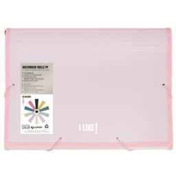 Clasificador 13 posiciones rosa suave Like Grafoplás 02963593