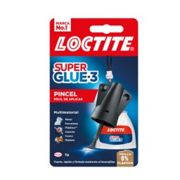 Pegamento Super Glue3 5 g. pincel ciano Loctite 2971997