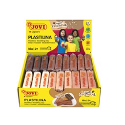 18 pastillas plastilina 50 g. multicultural Jovi 70/18M