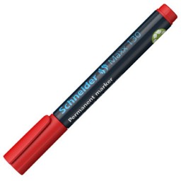 Marcador permanente rojo Maxx 130 Schneider SH113002