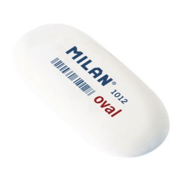 Goma de borrar oval 1012 miga de pan Milan CMM1012