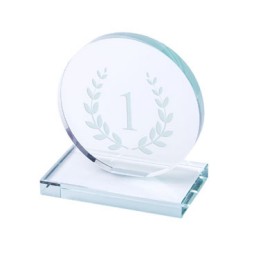 Trofeo placa de cristal Niefenver 2500111