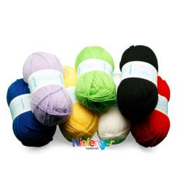 Ovillo lana 100 g. azul Niefenver 2300118A
