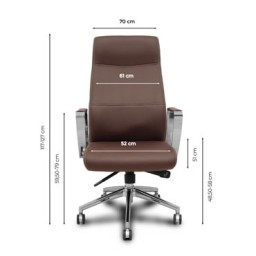 540DSSP363BARC60. Sillón dirección Ergo540 símil piel PYC ERGO540-S