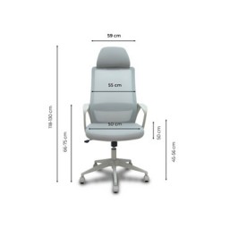 534BGY00053PGRN. Sillón dirección PRO534 gris PYC POR534
