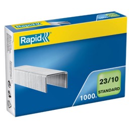 CJ1000 grapas Rapid 23/10 mm. Standard galvanizada 24869300
