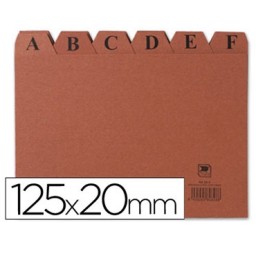 Indice ficha num. 4 120x200 mm. 03815