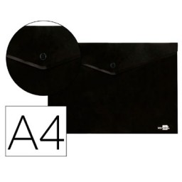 Dossier broche PP Din A-4 negro opaco Liderpapel 11061