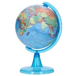 Globo terráqueo mapa político