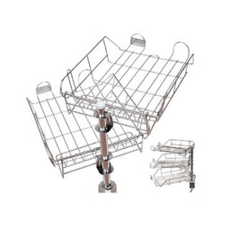 3 bandejas metálicas giratorias Q-Connect 20909