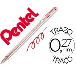 Bolígrafo Superb BK 77 rojo Pentel BK77-C