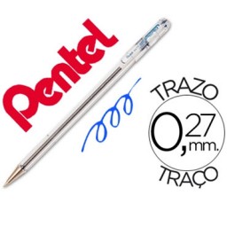 Bolígrafo Superb BK 77 azul Pentel BK77-C