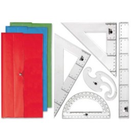 Estuche de reglas Liderpapel 21828
