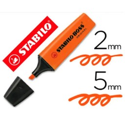 Marcador flúor naranja Stabilo Boss 70/54