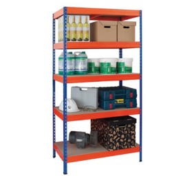 Estantería metálica 100x192x50cm. 5 estantes