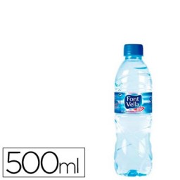 Agua mineral natural Font Vella botella 500 ml.