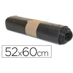20 bolsas basura negras 52x60cm.