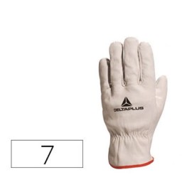 Guantes flor de bovino talla 7 S Deltaplus