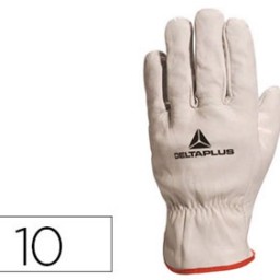Guantes flor de bovino talla 10 XL Deltaplus