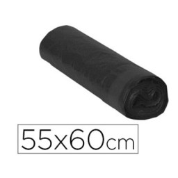 15 bolsas basura negras 55x60cm. Autocierre