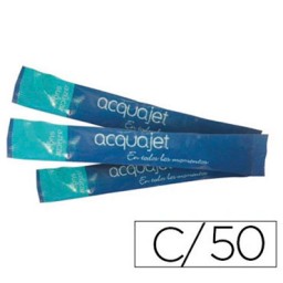 50 sobres azúcar blanca Acquajet con paletina 7 g.