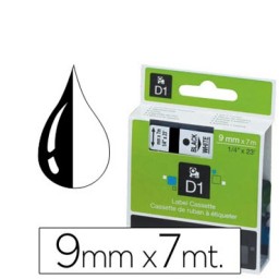 Cinta D1 9 mm. negro/blanco 40913 Dymo S0720680