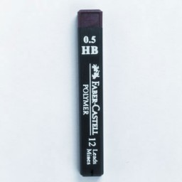 Minas polímeras 0,5 mm. HB Faber Castell 1235-00