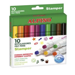 10 rotuladores Stamper Alpino AR000059
