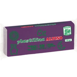 12 barras plastilina 150 g. violeta Alpino DP00007201
