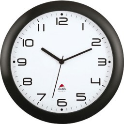 Reloj analógico Clásico ø38 cm. negro Alba