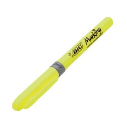 Marcador fluorescente Grip amarillo Bic 811935