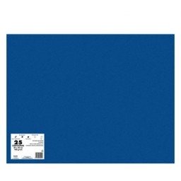 Paquete 25 cartulinas azul zafiro 180 g/m² 50x65 cm. Dohe 29989