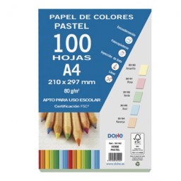 100 hojas papel verde 80 g/m² Din A-4 Dohe 30192