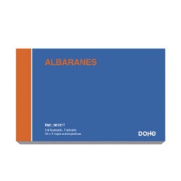 Talonario ALBARAN 4º apaisado triplicado Dohe 50121T