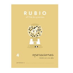 Cuaderno Rubio A5 Operaciones y Problemas Nº 4