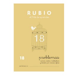 Cuaderno Rubio A5 Operaciones y Problemas Nº18