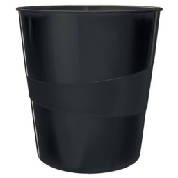 Papelera negra Leitz Recycle 98% reciclado 53280095