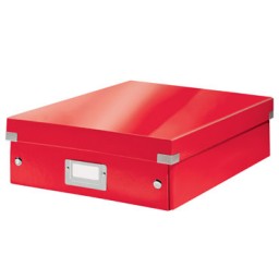 Caja Click & Store mediana roja Leitz 60580026