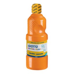 Botella de 500 ml. témpera líquida naranja Giotto 535305