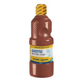Botella de 500 ml. témpera líquida marrón Giotto F535328