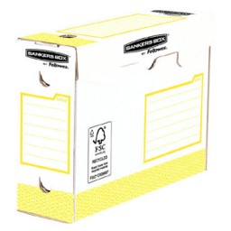 Pack de 20 Cajas de archivo definitivo A4+ 100MM extra resistente Amarillo