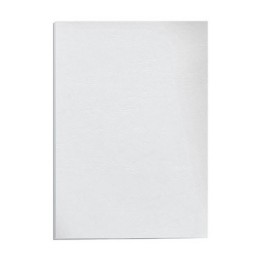 Pack de 25 portadas Delta Cuero Blancas A4 250 gr.