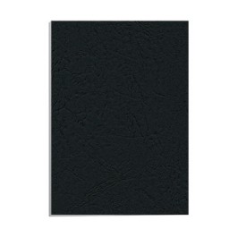 Pack de 25 portadas Delta Cuero Negras A4 250 gr.