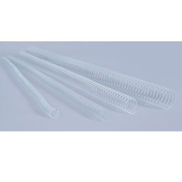Pack de 100 espirales metálicas Blancas 12 mm