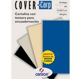 PQ50 Cover carp crema 360 g/m2 Din A-4 Canson
