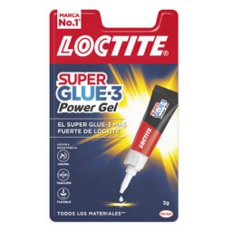 Pegamento Super Glue3 Power Gel 3 g. gel Loctite2640067