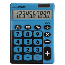 Calculadora 150610 azul 10 dígitos Milan 150610TDBBL