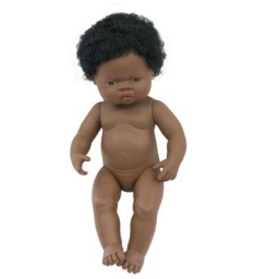 Muñeco niña africana Miniland 31054